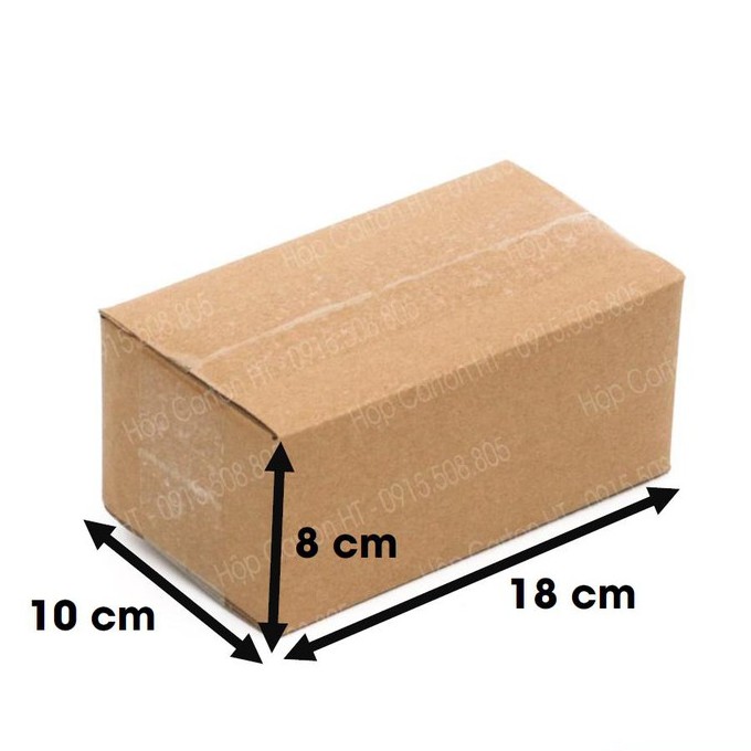 18x10x8 - 1 Hộp Carton đóng hàng khuyến mãi ♥️ FREESHIP ♥️ XẢ KHO