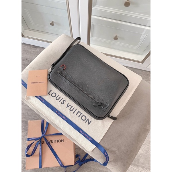 Túi Clutch cầm tay nam nữ hàng đẹp Da thật Super Fullbox