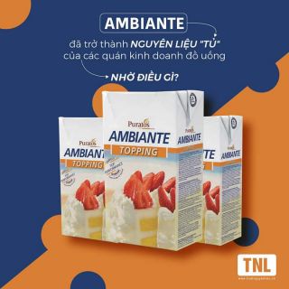 Kem topping ambiante 1L