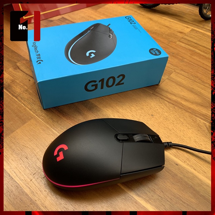 Chuột Máy Vi Tính Có Dây Chính Hãng LOGITECH G102 Led Gaming Chuột Game Thủ Laptop Pc