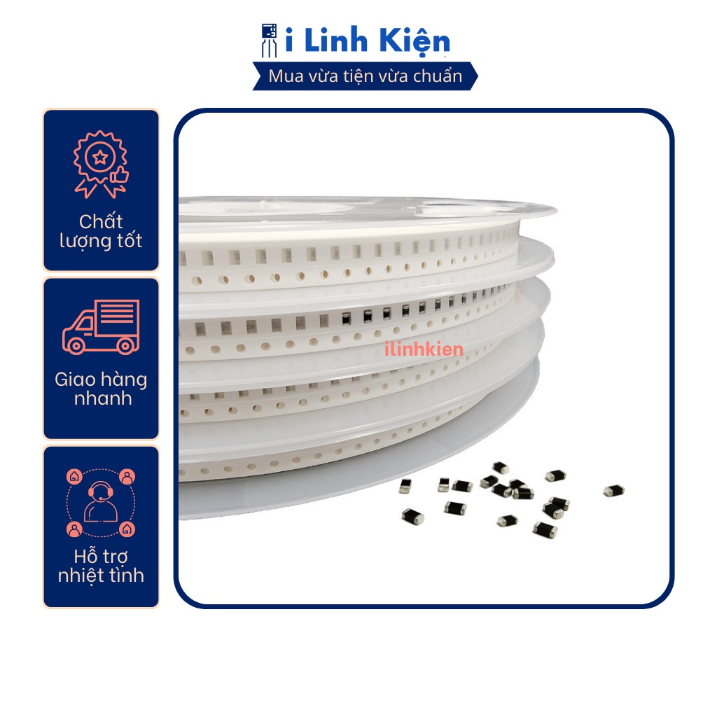 Điện trở dán 0805 390R 1% chất lượng tốt