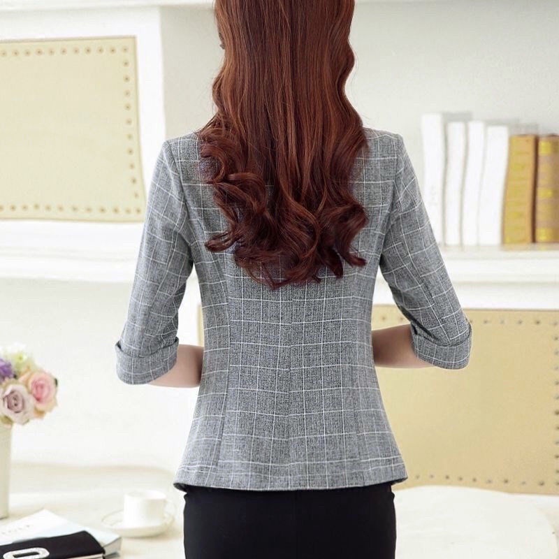 Áo Khoác Vest Mỏng Ngắn Dáng Ôm Thời Trang Mùa Thu Mới Dành Cho Nữ 2021