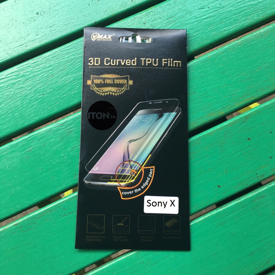 Miếng dán dẻo Sony X full màn hình hãng Vmax