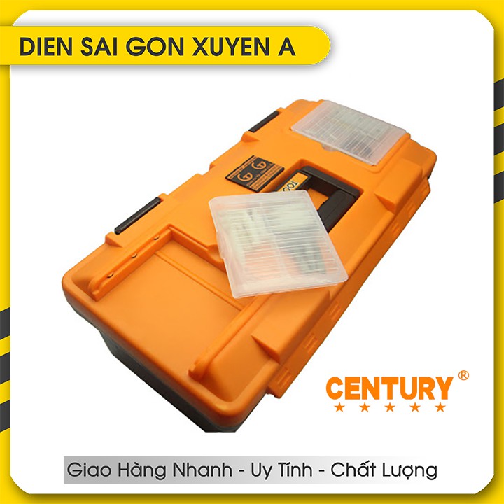 Thùng đồ nghề - Hộp đựng dụng cụ đồ nghề kim khí, dụng cụ gia đình đa năng Century Giha-1014