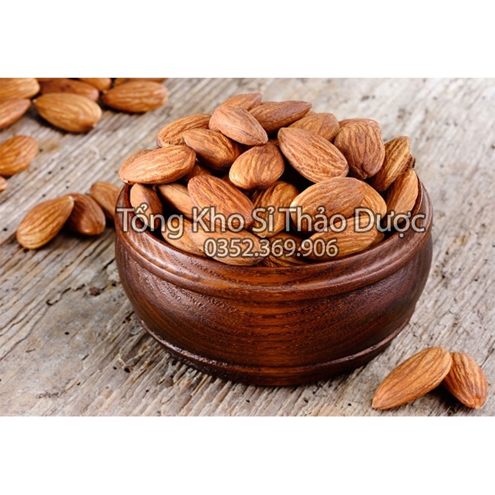 Hạt hạnh nhân 1kg (Hạt dinh dưỡng cao cấp, làm sữa hạt, granola ăn kiêng)