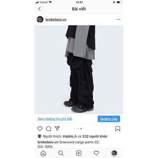 Quần Drawcord cargo pants 02