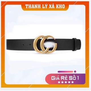 Thắt lưng nam mặt chữ gg vàng