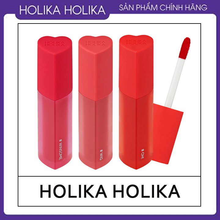 Son môi Tint Hàn Quốc Holika Holika màu sắc tươi trẻ cấp ẩm lâu trôi chống thấm nước giữ môi luôn mềm mướt căng mọng 3g | BigBuy360 - bigbuy360.vn