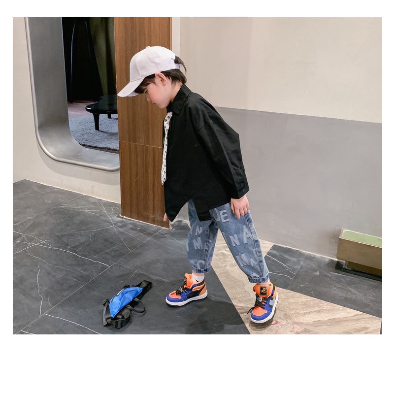 Quần Jeans form rộng thời trang năng động cho bé trai