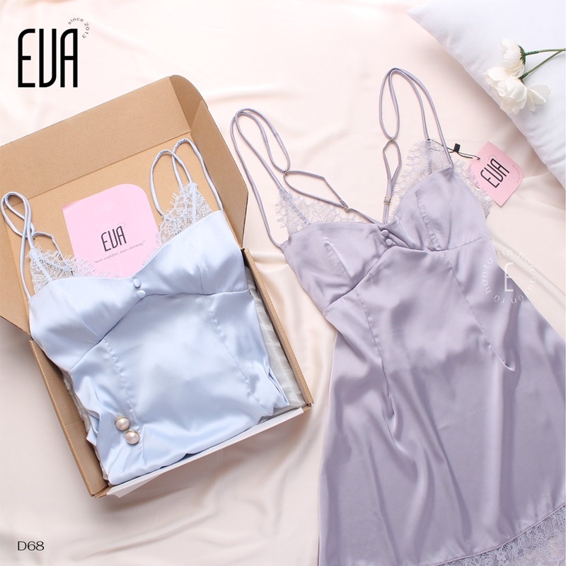 Váy lụa ngủ D68 freesize 2 màu