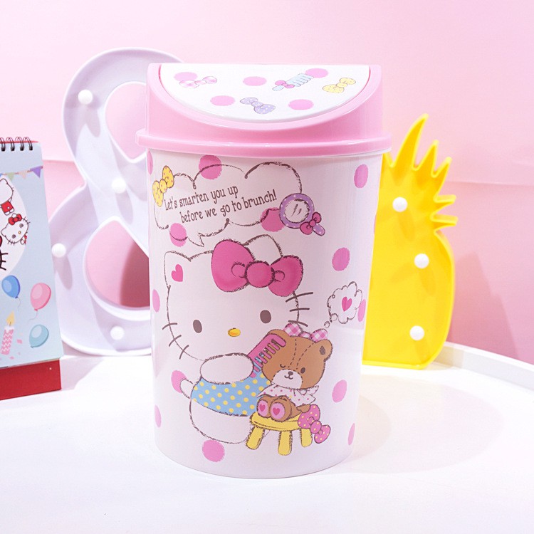 🌻 THÙNG RÁC NẮP LẬT 🎀KITTY HOUSE