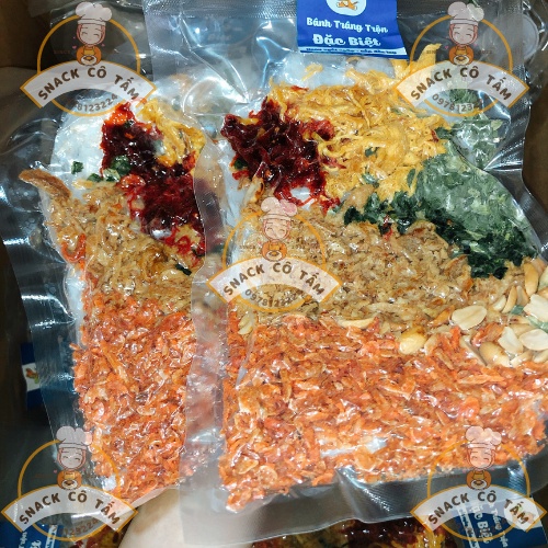 Bánh tráng trộn siêu topping nước sôt bò cay kèm quất,găng tay-Bánh tráng trộn đặc biệt,tự trộn ăn là ghiền/Snack Cô Tấm