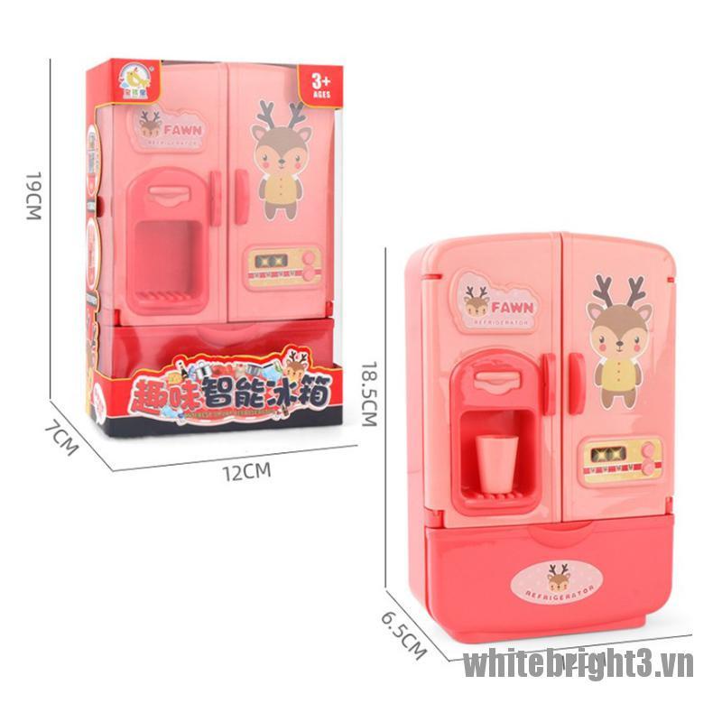 1 Bộ 3 Tủ Lạnh Đồ Chơi Mini Cho Bé