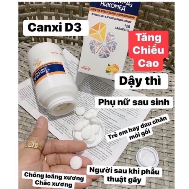 Canxi D3 của Nga (120v)
