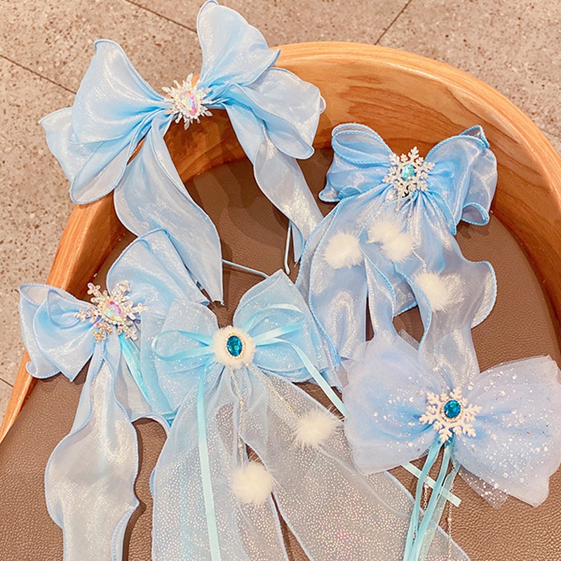 Kẹp Tóc Hình Vương Miện Công Chúa Elsa Xinh Xắn Cho Bé Gái