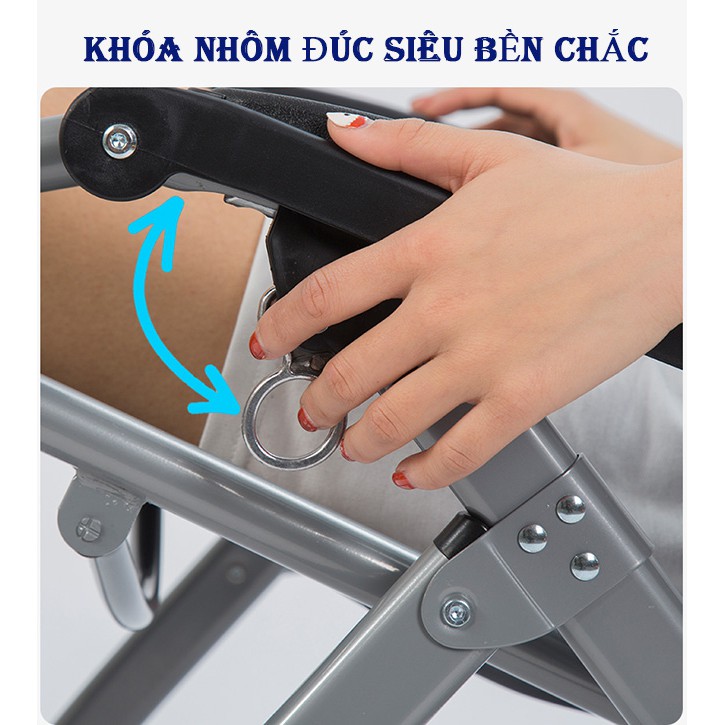 Ghế gấp thư giãn Nikita có khay đựng ly - NIKA 139A