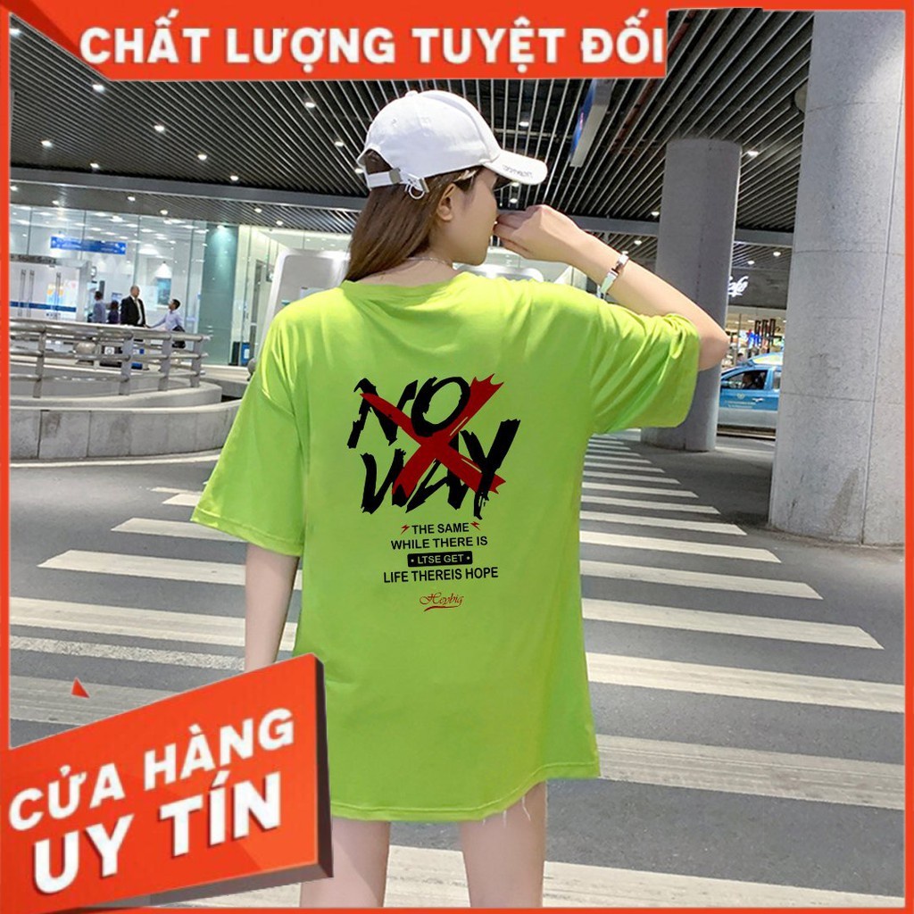 Áo Thun Tay Lỡ In Nhiệt X No Way form Unisex nam nữ phong cách Ulzzang - ATIN68 | BigBuy360 - bigbuy360.vn