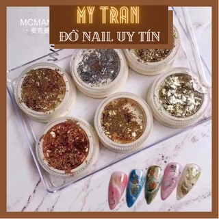 Giấy bạc làm nails - móng tay