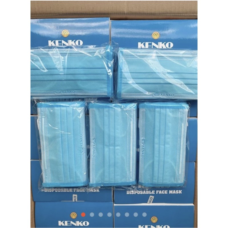 Khẩu trang 💥𝑭𝑹𝑬𝑬𝑺𝑯𝑰𝑷💥 Khẩu trang y tế 4 lớp Kenko