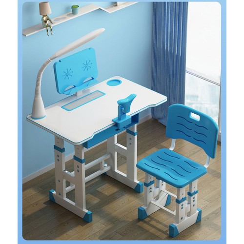 Bàn học sinh chống gù Newlife 70x45 cm điều chỉnh mặt bàn cao thấp - Tặng kèm đèn học bảo vệ mắt | BigBuy360 - bigbuy360.vn