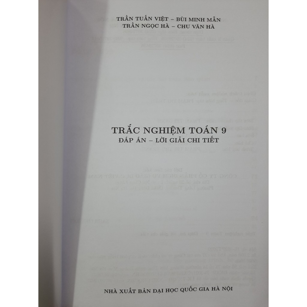 Sách - Trắc nghiệm Toán 9: Đáp án - Lời giải chi tiết | BigBuy360 - bigbuy360.vn