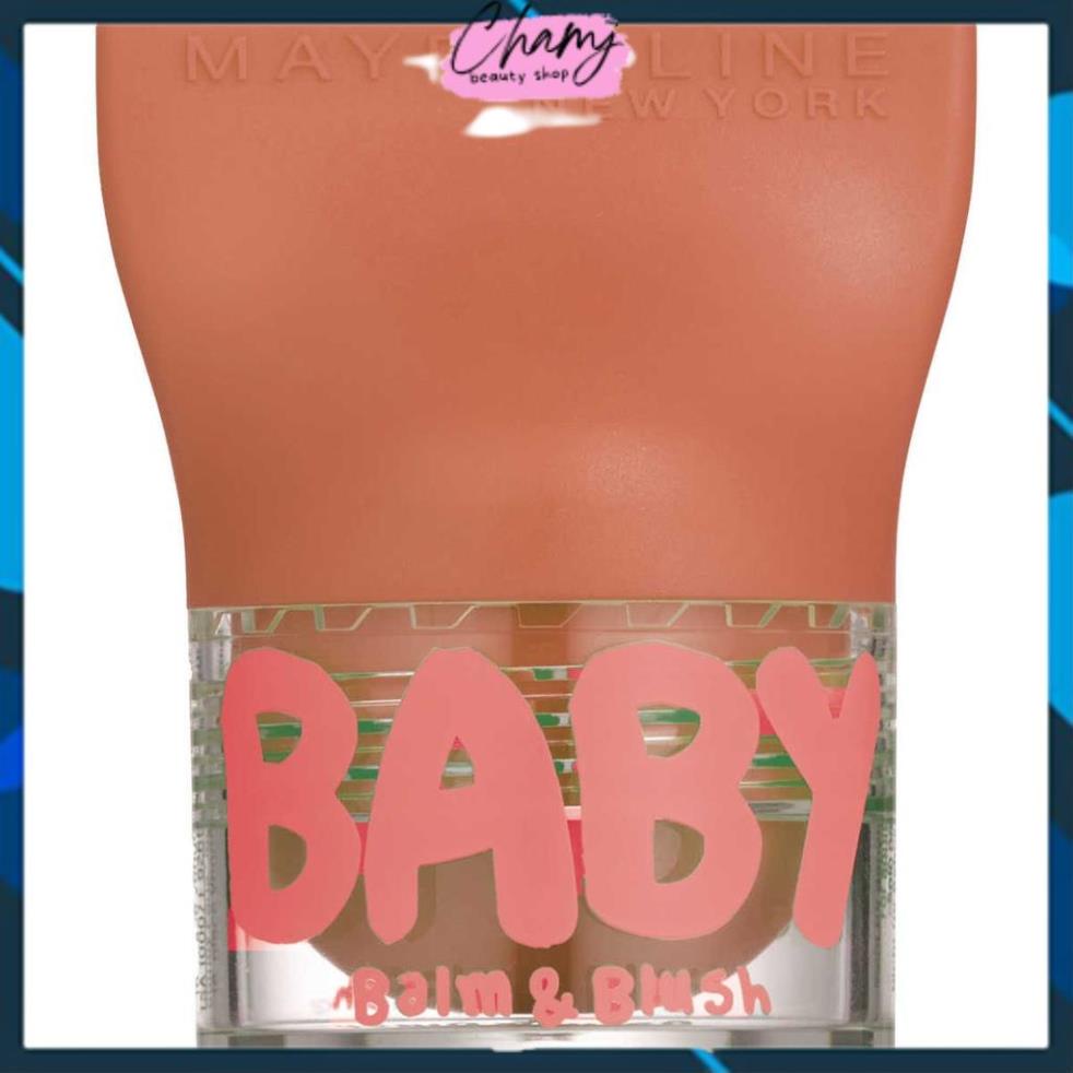Son Maybelline, son dưỡng môi số 06 Baby Lips Balm & Blush Shimmering Bronze Lipstick