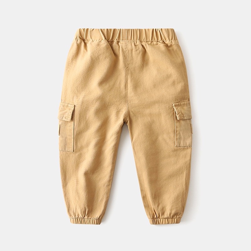 Quần kaki bé trai WAPYPY quần dài túi hộp cho bé chất kaki