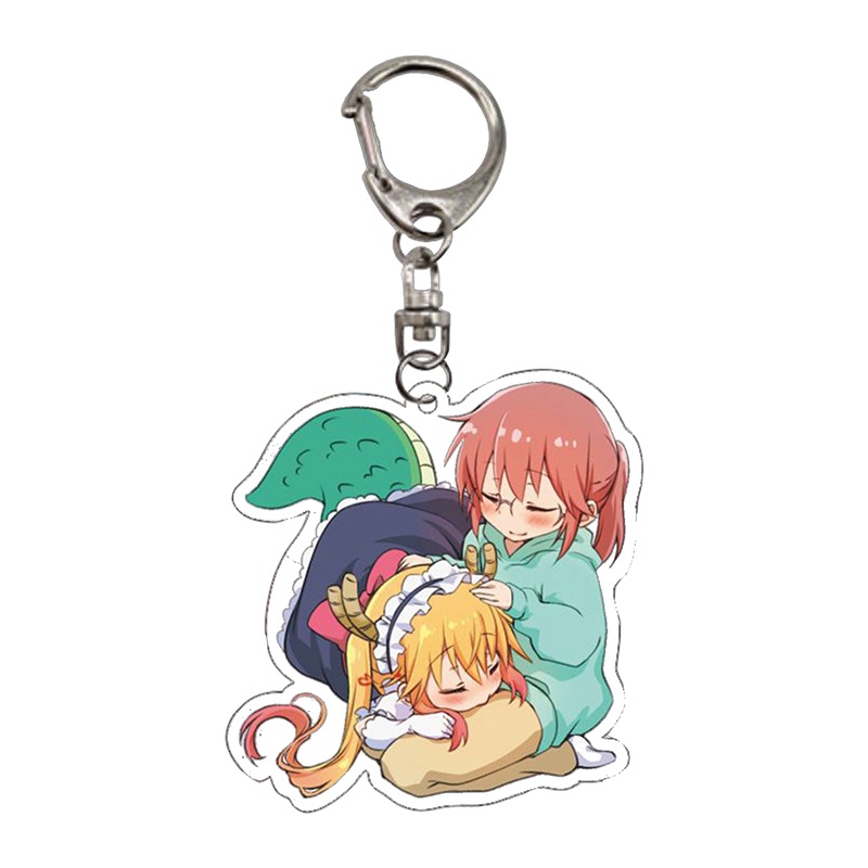 Móc Chìa Khóa Acrylic Hình Nhân Vật Anime Kanna Kamui Kobayashi Toru