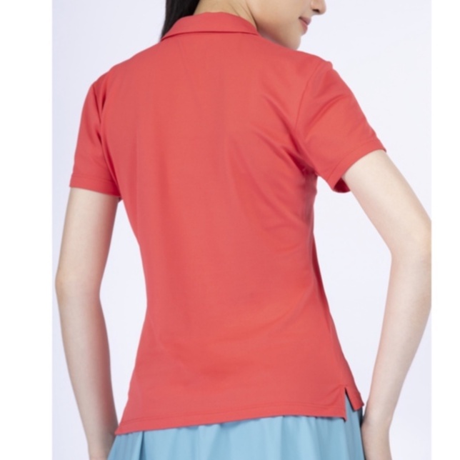 Áo Polo Nữ Livan Sport Cool Lux Màu Hồng Fiery Rose Thanh Lịch Chống Nhăn Nhàu Kháng Khuẩn Cao Cấp