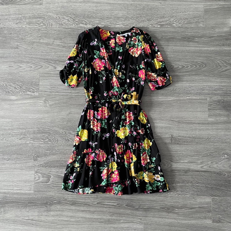 Đầm hoa olive bonas xuất xịn bigsize