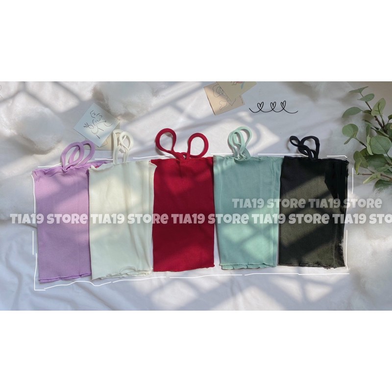 Áo hai dây cuốn biên Tia19