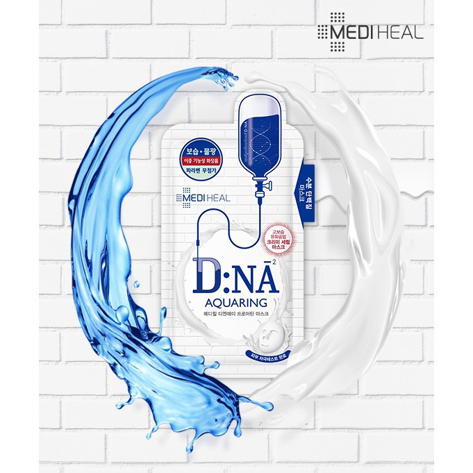 Mặt nạ cấp nước dưỡng ẩm, phục hồi làn da Mediheal D:NA Proatin Mask (Aquaring)25ml