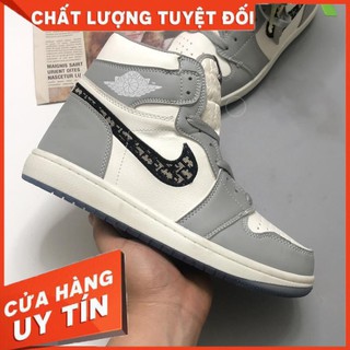 Giày Jordan 1, Giày Sneaker JD1 Dio Cao Cổ Đế Trong, Da Cao Cấp Đế Khâu Full Size Nam Nữ (36-43) | JDADO01