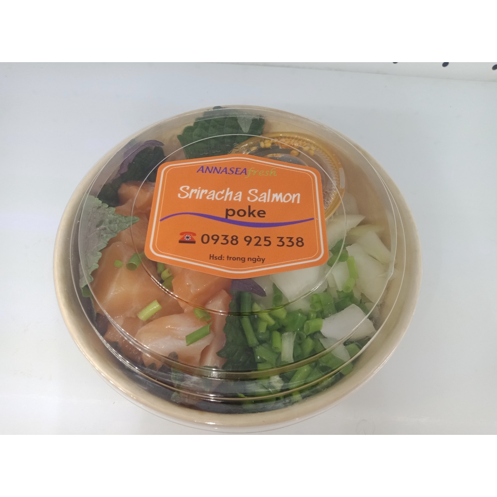 Sriracha Salmon Poke Annaseafresh_500gr (hộp)