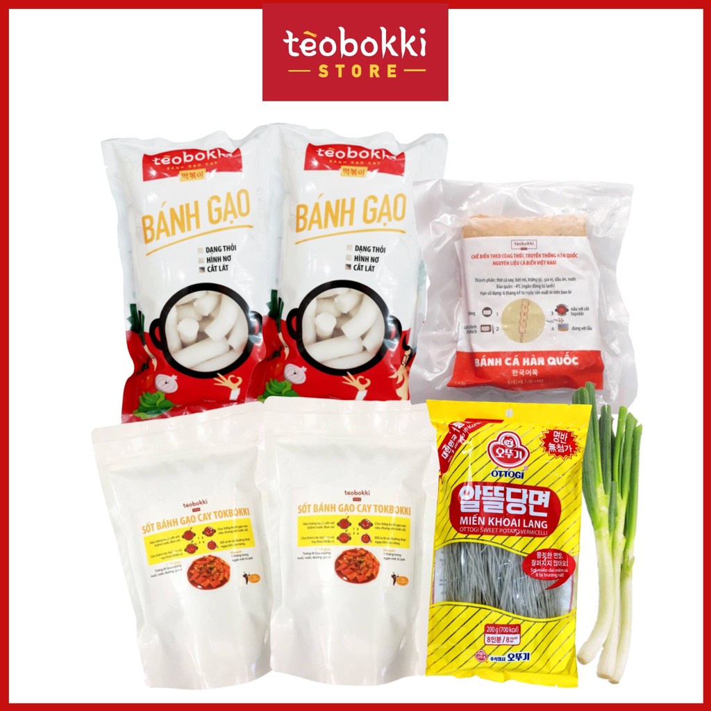 [SHIP HCM] Combo nấu tokbokki 6 người ăn kèm gói miến
