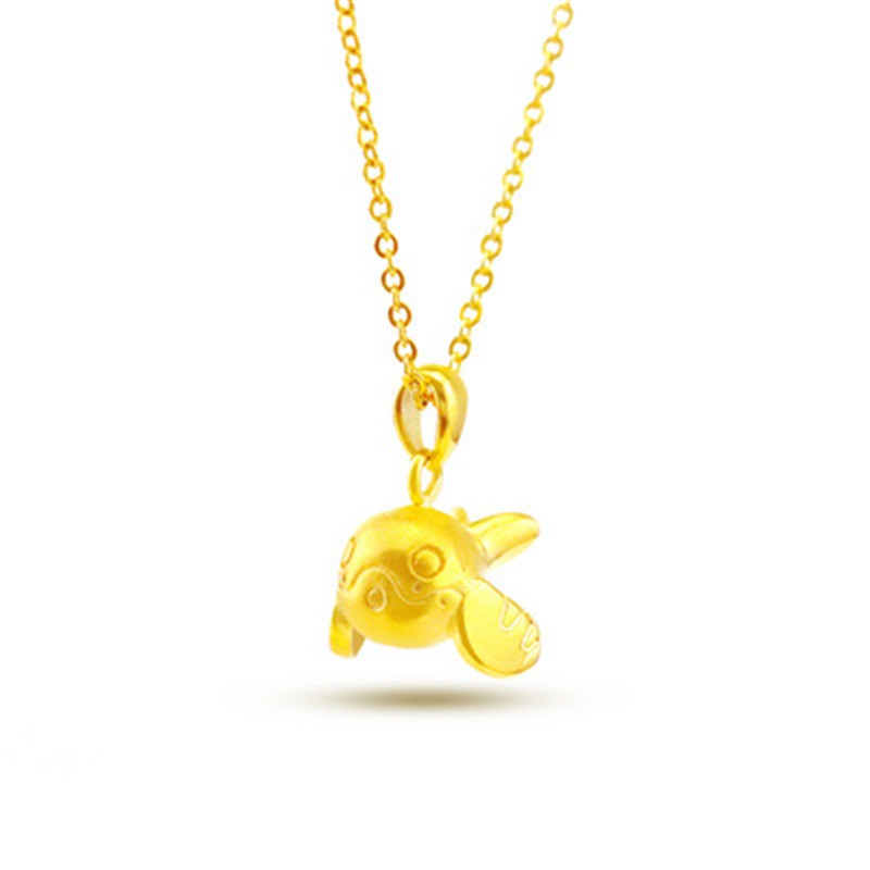 Dây Chuyền Xi Mạ Vàng 375%Phong Cách Hàn Quốc Whale necklace