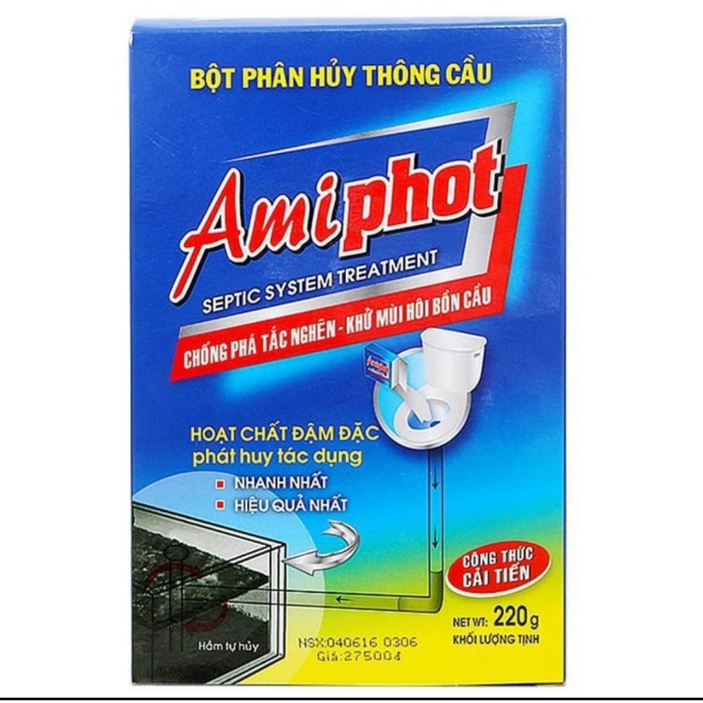 Bột Phân Huỷ Thông Cầu Amiphot 220g