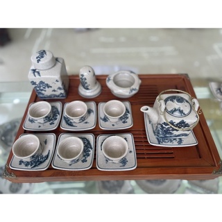 Bộ ấm chén vuông tùng