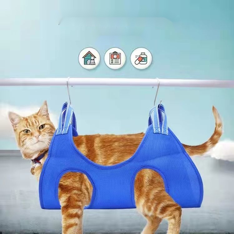 Võng Treo Tắm Rửa Tai/Tóc Móng Tai Cho Mèo Cưng Cỡ Nhỏ Trung Bình