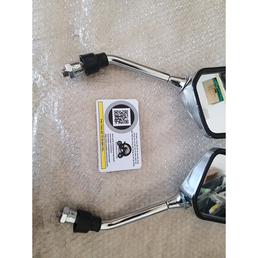 Kính hậu Gương chiếu hậu Honda CB400 Hornet ... Vuông cho tất cả các dòng xe Honda Yamaha Suzuki ... Mẫu 2 Giá 1 cặp