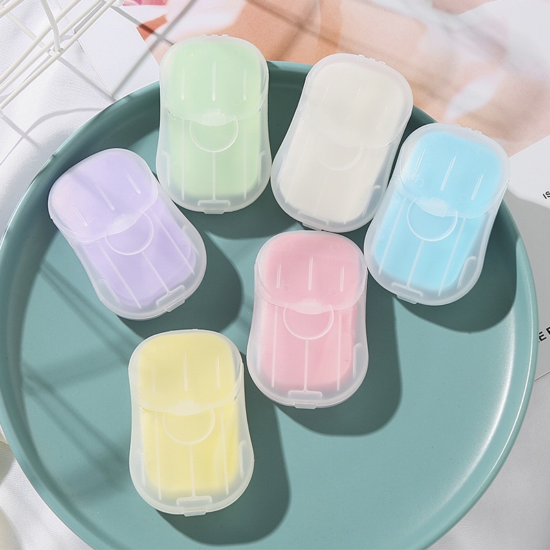Xà phòng giấy 20 miếng nhỏ gọn tiện lợi mang đi du lịch Himfa