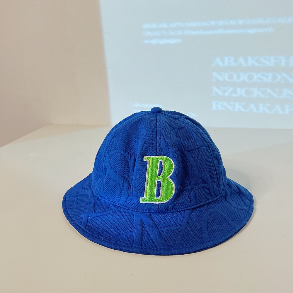 Nón Tai Bèo Màu Trơn Thêu Chữ B Thời Trang Hàn Quốc Xinh Xắn Cho Bé