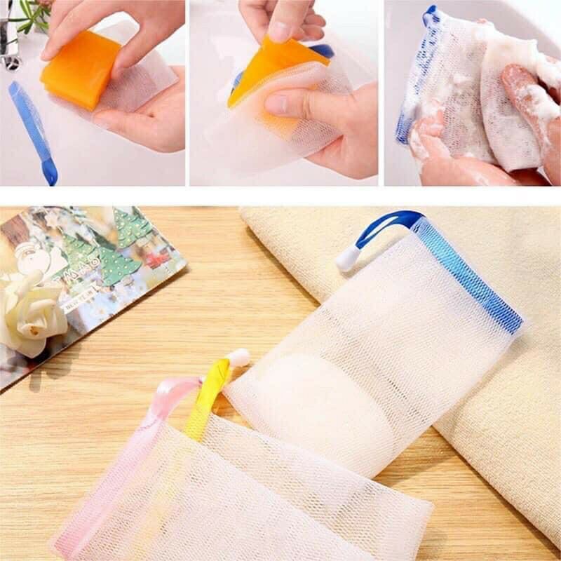 TÚI LƯỚI TẠO BỌT XÀ BÔNG 90*140mm