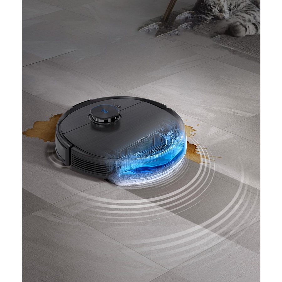 Robot Hút Bụi Lau Nhà Ecovacs Deebot T9 Aivi loại bỏ 99,9% vi khuẩn, độ nhạy bén cao gấp 10 lần
