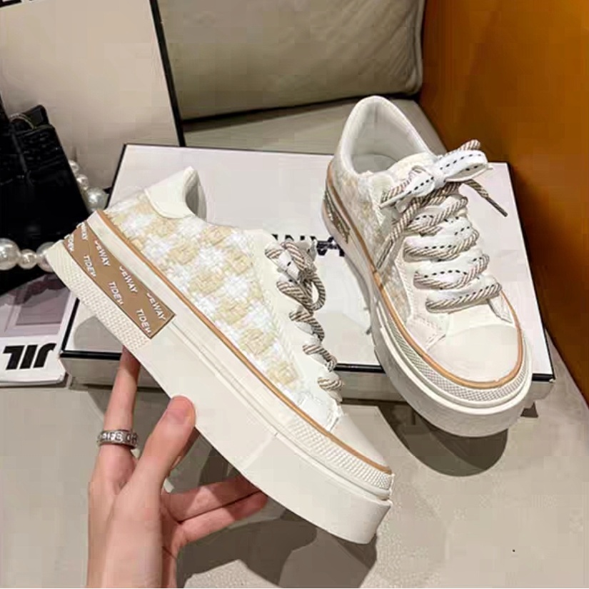 Giày thể thao vải nữ G911 dây bện chéo đế mịn siêu cấp