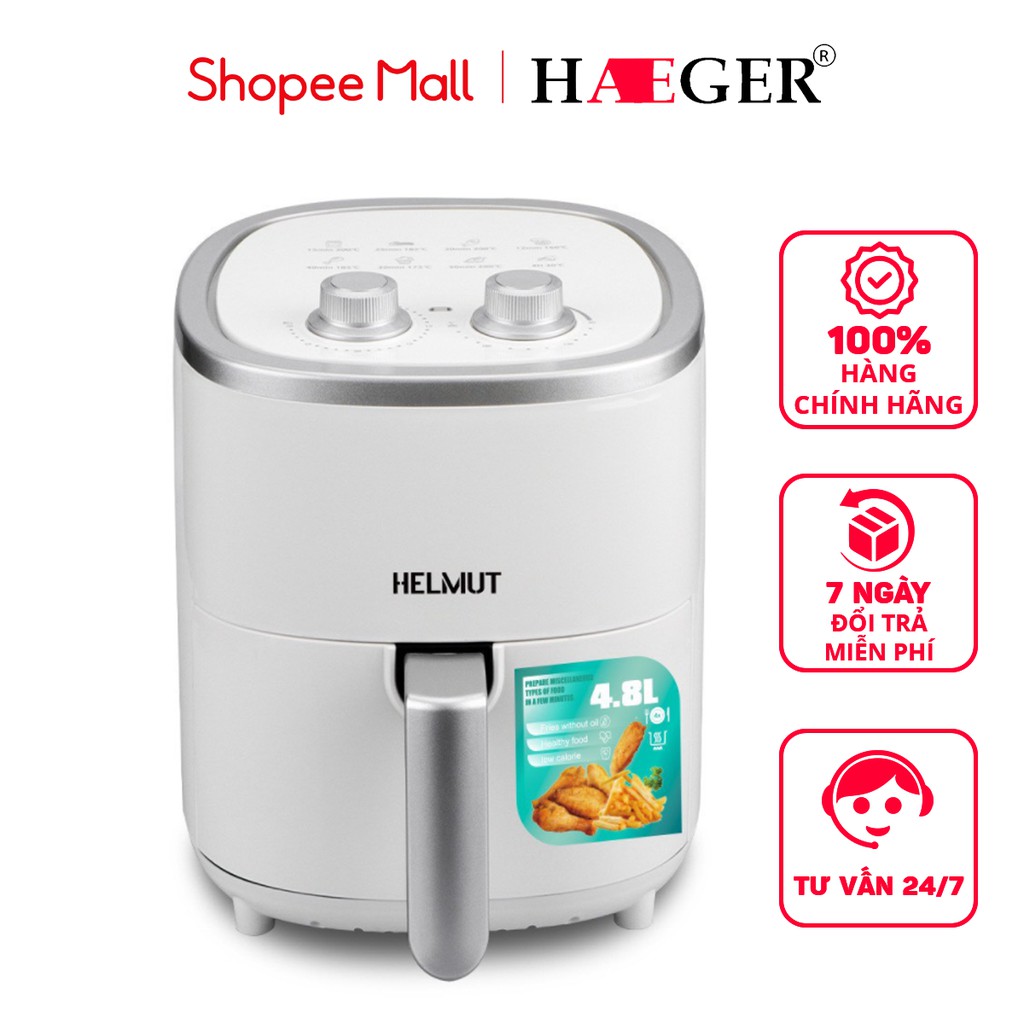 Nồi chiên không dầu HAEGER HG-5005 4.8L Công Xuất 1200w