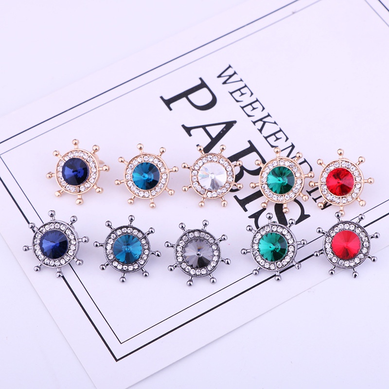 EFAN Ghim Cài Áo Hình Bánh Lái Thuyền Anh Quốc Cho Nam