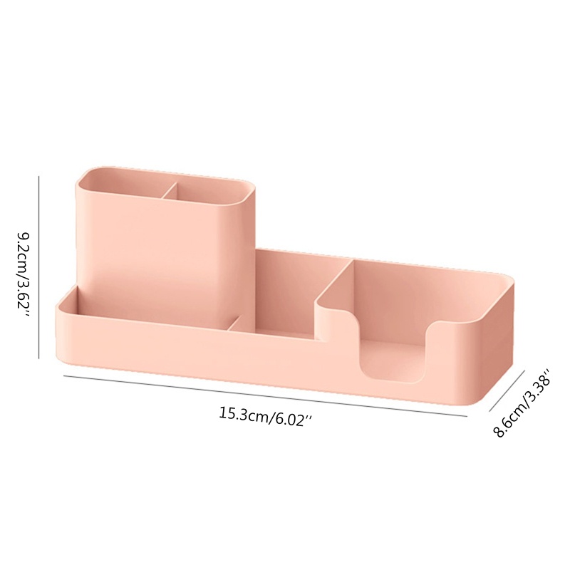 Hộp Đựng Bút Để Bàn Bằng Nhựa Có Ngăn Đựng Bút Tiện Dụng Cho Gia Đình / Văn Phòng