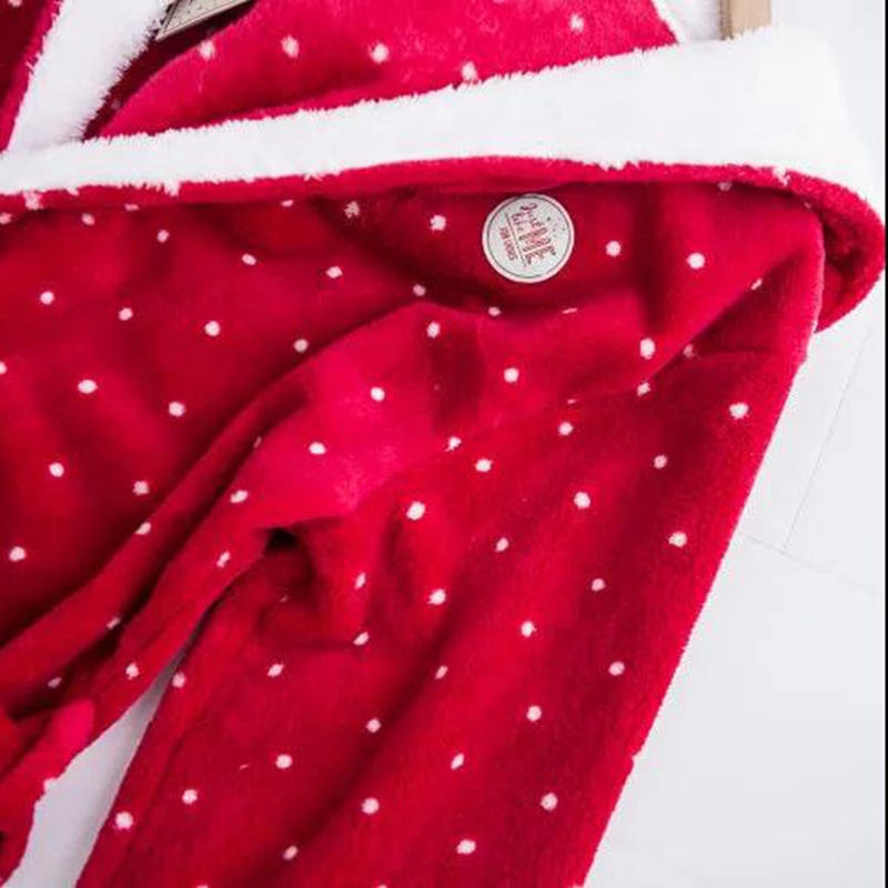 Áo Choàng Tắm Tay Dài Chất Liệu Lông Cừu San Hô Dày Dặn Giữ Ấm Mùa Thu Đông Họa Tiết Hoạt Hình Dễ Thương Cho Nữ | BigBuy360 - bigbuy360.vn