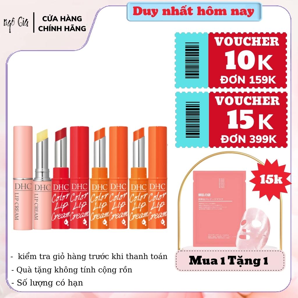 Son dưỡng ẩm môi, ngừa thâm, chống lão hoá môi DHC không màu Lip Cream 1.5g Nhật Bản (không màu) - Sale Chính hãng